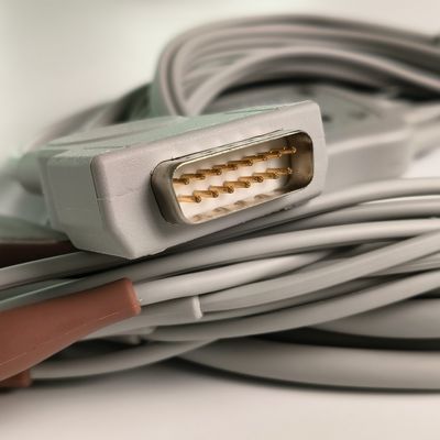 Macchina elettrocardiografica integrata 12 filo di piombo 15 pin testa di banana 4.0 guida toracica 3.2M