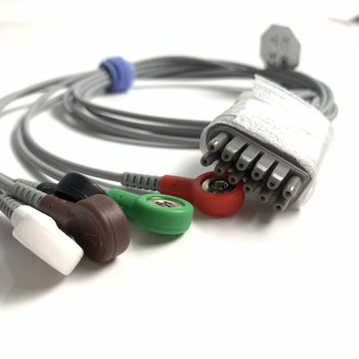 IT20 Telemetria ECG Lead EDAN 5-Lead Snap AHA Riutilizzabile REF: EL05DASY1