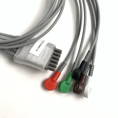 IT20 Telemetria ECG Lead EDAN 5-Lead Snap AHA Riutilizzabile REF: EL05DASY1