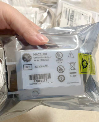 GE MAC1600 Batteria della macchina ECG 14,8V 2,3Ah 37Wh REF 2032095-001