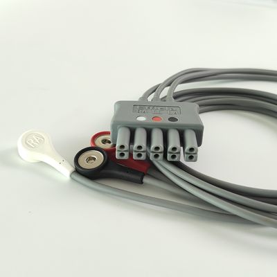 Philip Grey Original 3-Lead Button Branch 1M US Standard RA Bianco, LL Rosso, LA Nero Giunto medio Fila doppia 989803160671