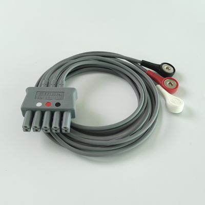 Philip Grey Original 3-Lead Button Branch 1M US Standard RA Bianco, LL Rosso, LA Nero Giunto medio Fila doppia 989803160671