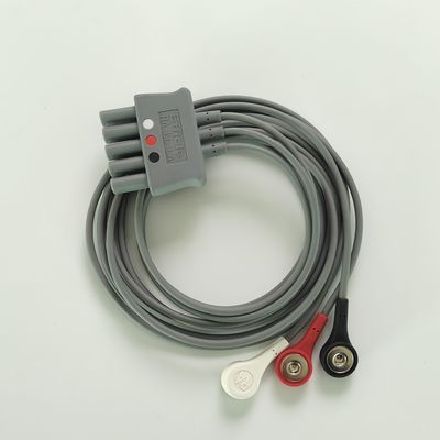 Philip Grey Original 3-Lead Button Branch 1M US Standard RA Bianco, LL Rosso, LA Nero Giunto medio Fila doppia 989803160671