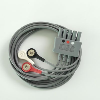 Philip Grey Original 3-Lead Button Branch 1M US Standard RA Bianco, LL Rosso, LA Nero Giunto medio Fila doppia 989803160671
