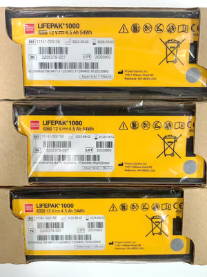 REF:1141-000156 Batterie per apparecchiature mediche Medtronic LIFEPAK 1000 Defibrillatore Batteria 12V 4.5Ah 54Wh