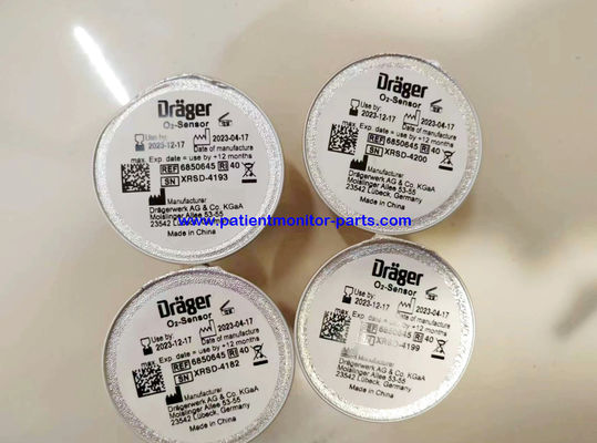 Batteria di ossigeno Drager di importazione originale, sensore di ossigeno paramagnetico classico per Evit 4, numero d'ordine: 6850645