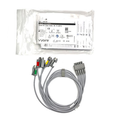 GE Ref:412681-003 Gruppo di fili di conduzione ECG multi-link,5 -Lead,Grabber,IEC 74 CM /29 IN