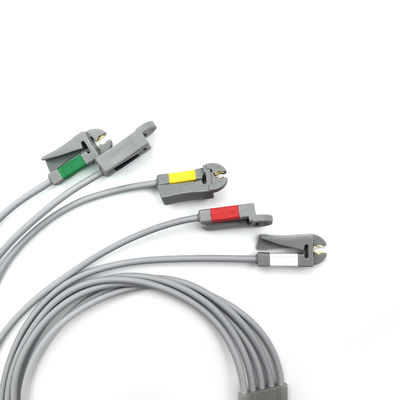 GE Ref:412681-003 Gruppo di fili di conduzione ECG multi-link,5 -Lead,Grabber,IEC 74 CM /29 IN