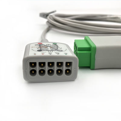 GE Ref:2017003-001 Cable di assistenza ECG multi-link,3/5 - Lead,AHA 3.6M / 12FT