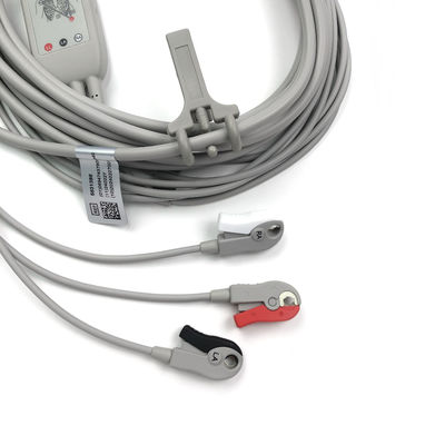 5831398 Cavo a piombo e cavo a tronco ECG 3 Cavo a piombo non staccabile, Grabber, AHA,4.7M/15 FT