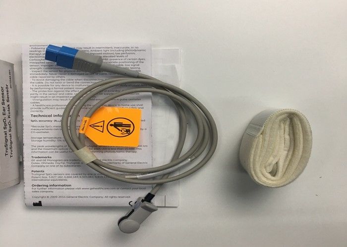 GE Ohmeda Oximetry Spo2 Ear Sensor TS-E-D 9 pin riutilizzabile non invasivo
