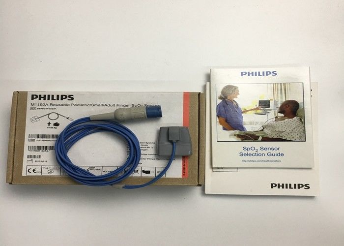 M1192A Sensore SpO2 per piccole dita riutilizzabile per pediatri adulti Forma D 8 pin 1.5M