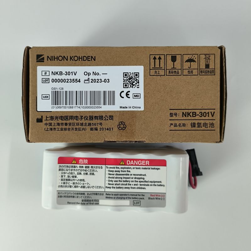 NIHON KOHDEN batterie NKB-301V tensione nominale 12V 2800mAh Ni-MH