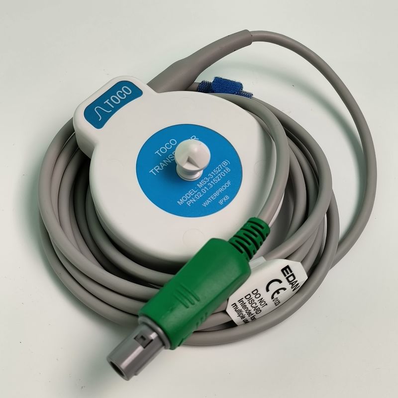 Monitoraggio fetale e contrazione uterina TOCO Probe 6 Pin Single Slot Modello blu MS3-31527