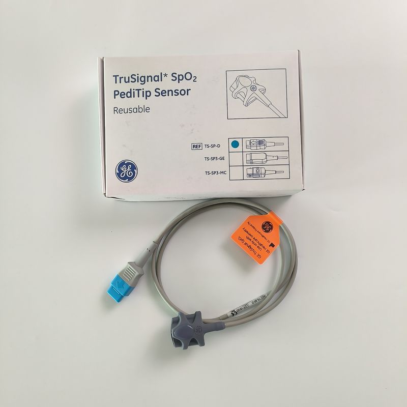 GE Original Datex-Ohmeda TruSignal SpO2 PediTip Sensor Riutilizzabile REF: TS-SP-D