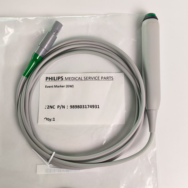 PHILIP ORIGINAL Goldway MEDICAL SERVICE PARTS 6pin Event Marker ((GW) P/N: 989803174931