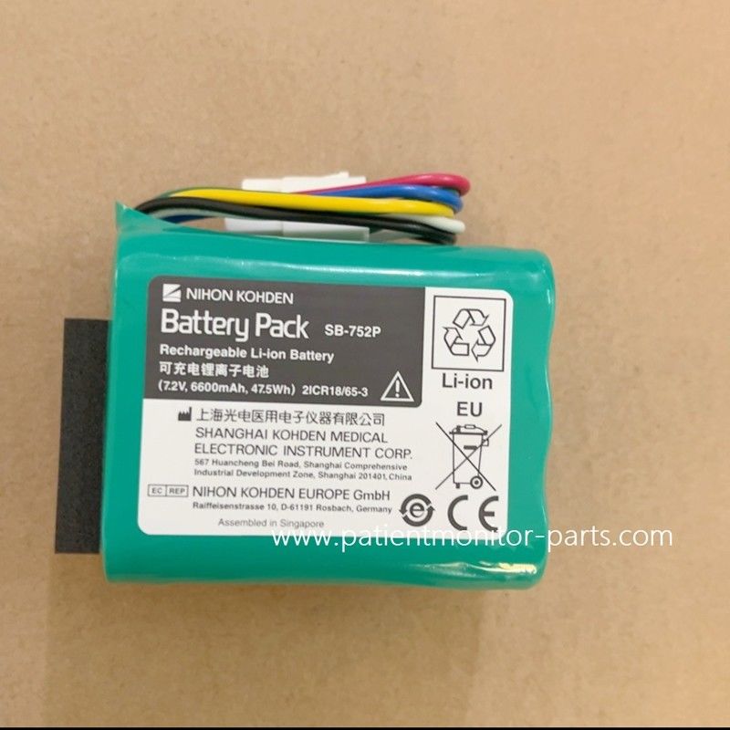 Nihon Kohden SB-470P Batteria al litio 7.2V Compatibile con -752P SVM-7501 SVM-7500 SVM-7600 Modelli